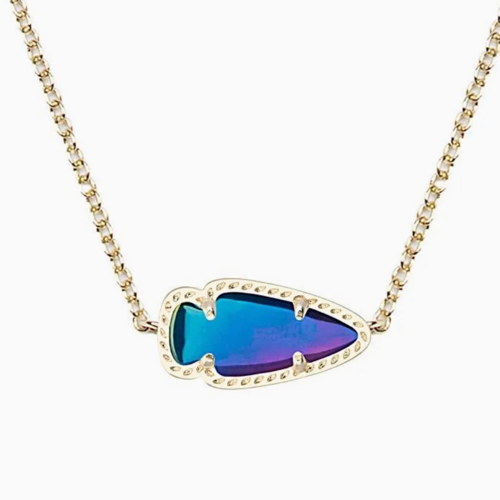 Skylie Kendra Scott Necklace In Black Iridescent